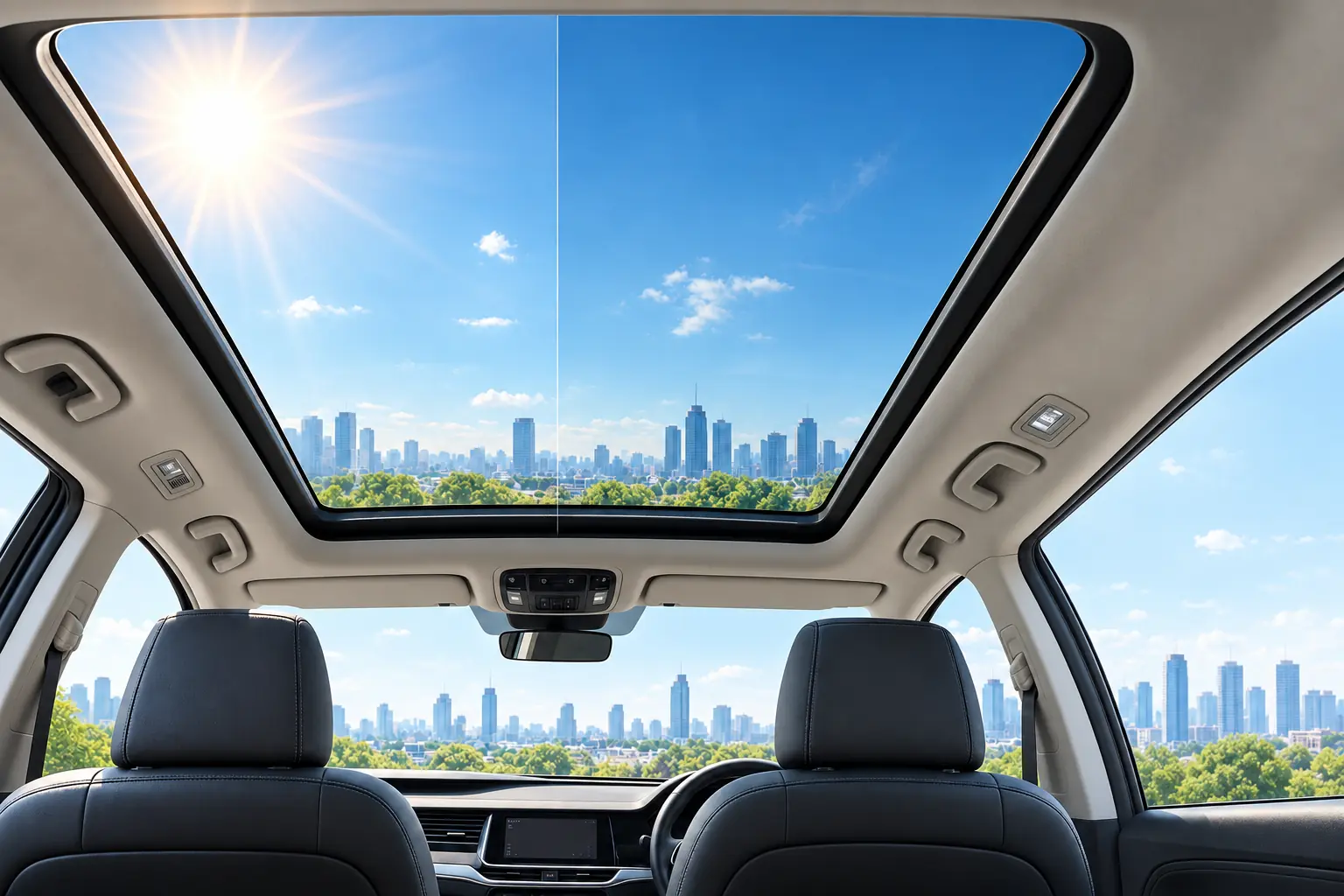 Window Film to Panoramic Sunroofs
