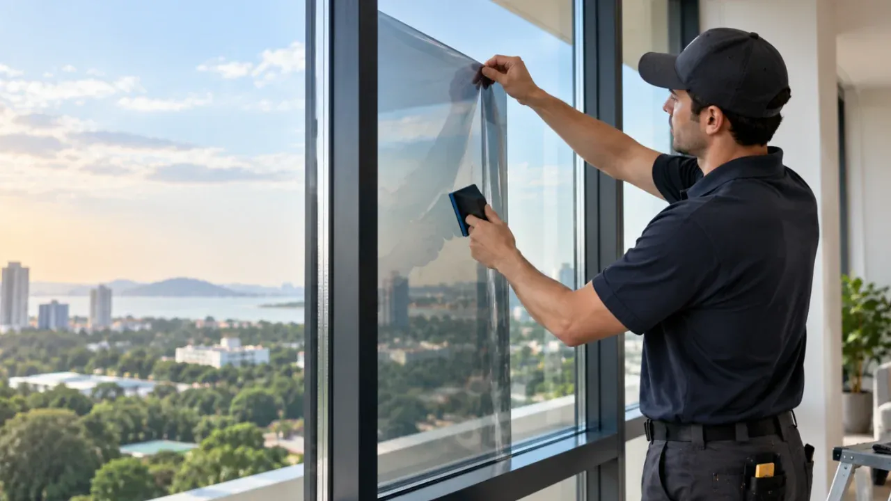 Window Film Applied to Double-Pane and Low-E Glass